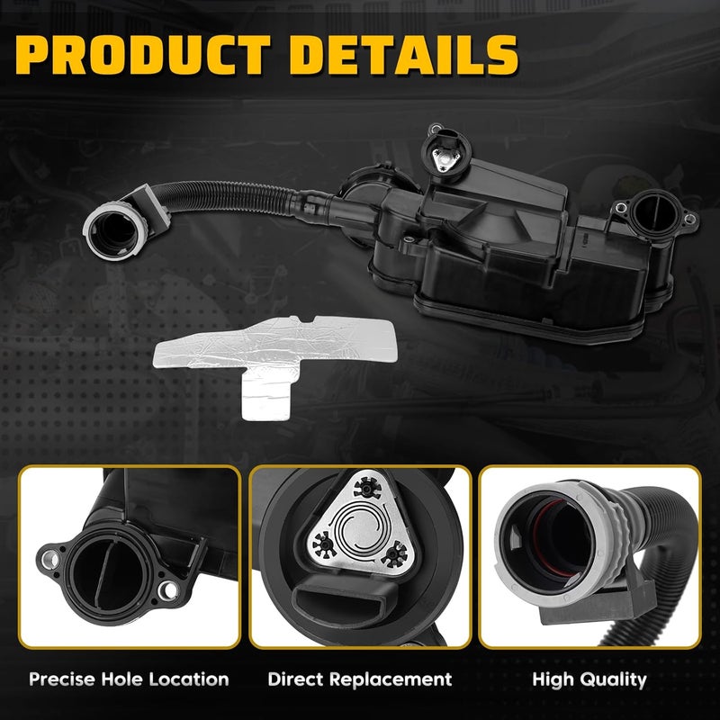 YEHERIT Store Engine Oil Separator Assembly Compatible with Ford F250 F350 F450 F550 2011 2012 2013 2014 2015 2016 Super Duty 6.7L Powerstroke Diesel PCV CCV Vent Valve Engine Crankcase Replace#DC3Z6A785C - Image 5